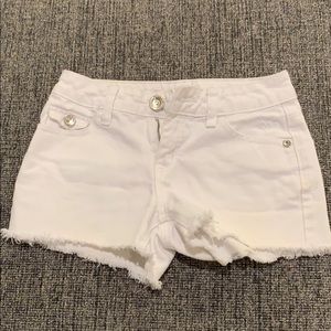 Justice White Denim Jean Shorts 🌺WE TAKE OFFERS🌺